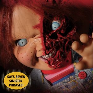MDS Mega Scale Child's Play 3: Talking Pizza Face Chucky