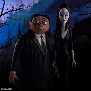 5 Points The Addams Family: Gomez, Morticia, & Thing