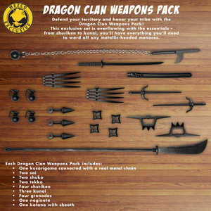 One:12 Collective Dragon Clan Weapons Pack