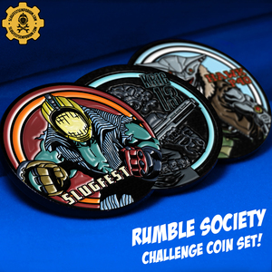One:12 Collective Rumble Society Challenge Coin Set