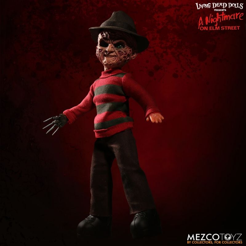 Nightmare on Elm Street Freddy Krüger Livind Dead Dolls with/ Sound action figur 
