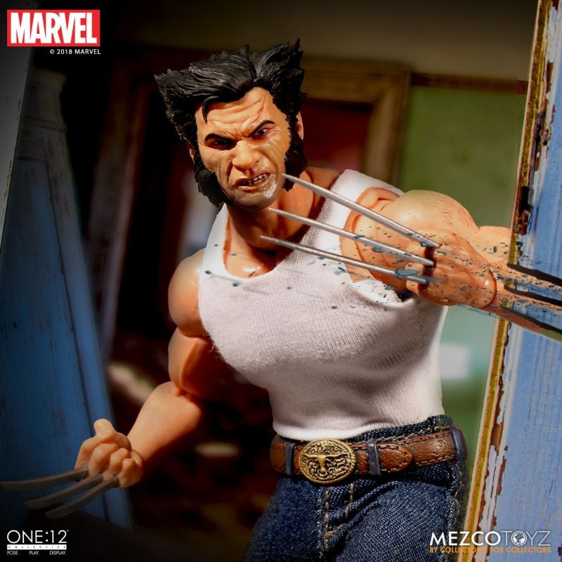 MZ-LG-CLH 1/12 Loose pair of Claw hands from Mezco One:12 Logan Figure 
