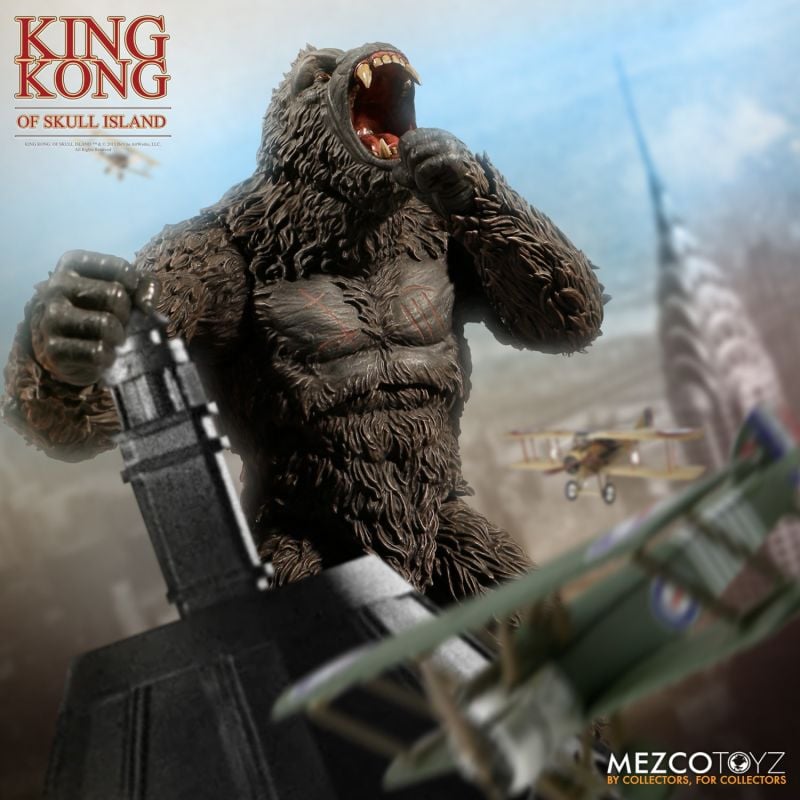 Mezco Toyz King Kong of Skull Island 7 inch  Balck Action Figure for sale online 