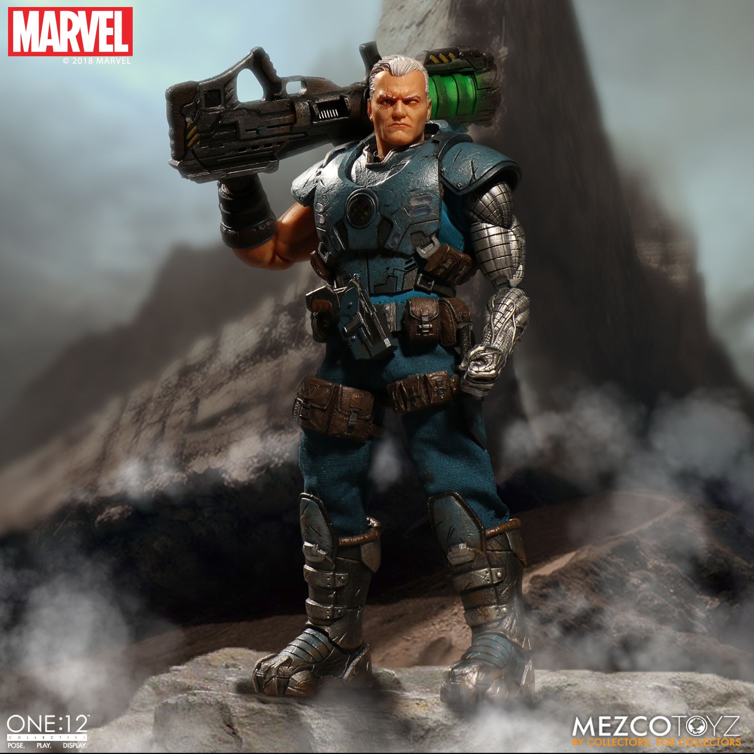 In STOCK Mezco One 12 Marvel Comics Cable Action Figure 