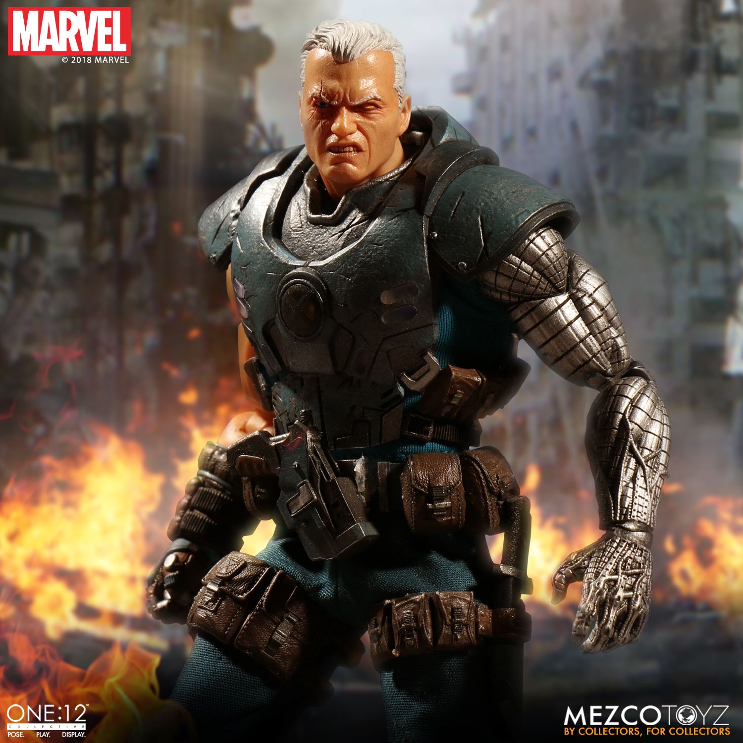 12 Collective Mezco One Marvel Cable Action Figure for sale online 