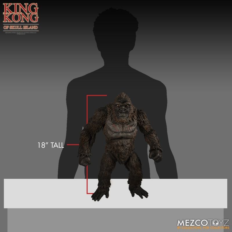 King Kong Mezco Kong de Skull Island 7" Escala Figura De Acción-En Stock 