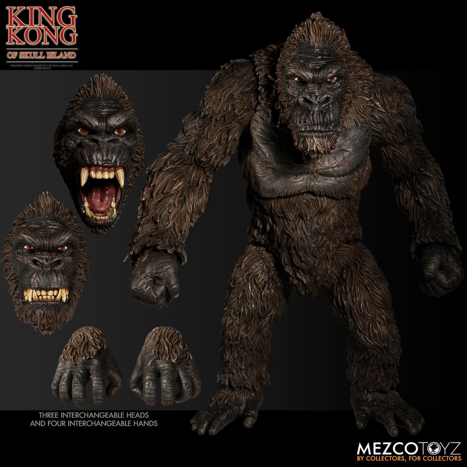 King Kong Ultimate King Kong Of Skull Island Mezco Toyz