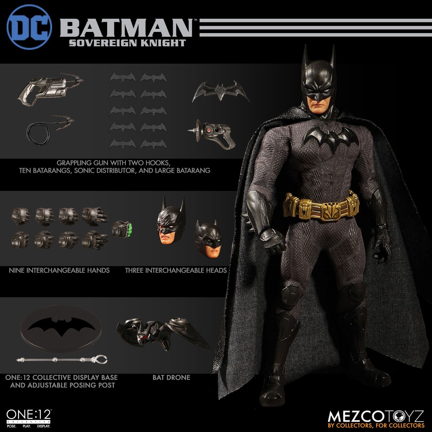 mezco one 12 batman tactical suit