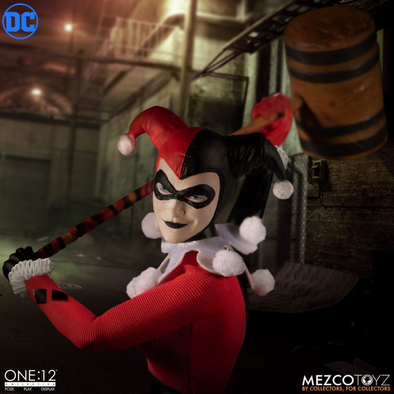HEAD SCULPT MASKED LAUGHING Mezco One:12 HARLEY QUINN DELUXE 