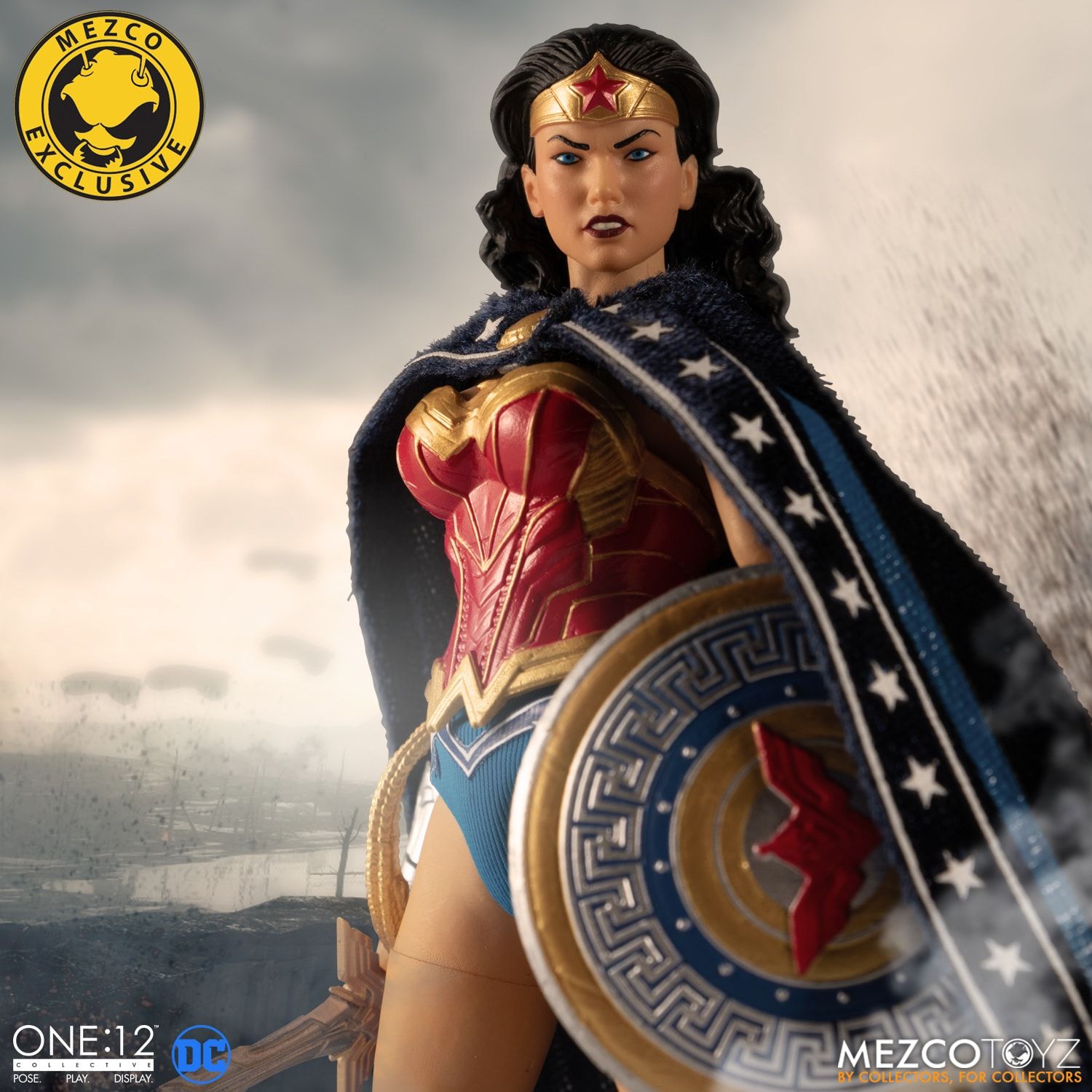 Mezco One:12 WONDER WOMAN HEAD SCULPT WITH CLOSED MOUTH 