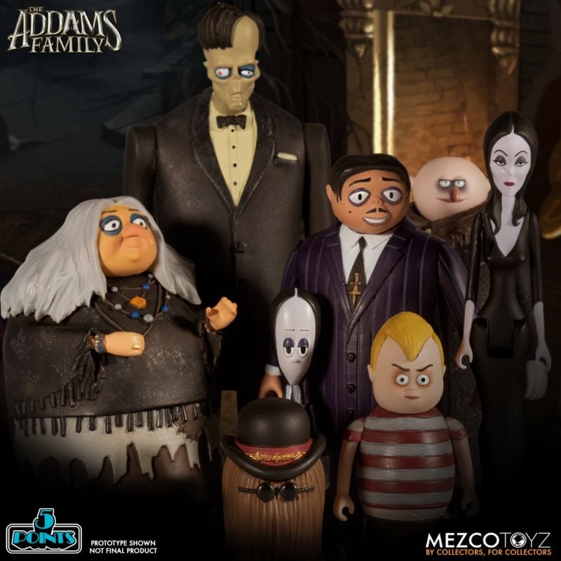 5 Points The Addams Family: The Complete Set | Mezco Toyz