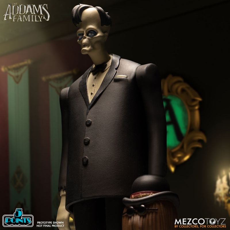 5 Points The Addams Family: Lurch, It, & Thing | Mezco Toyz