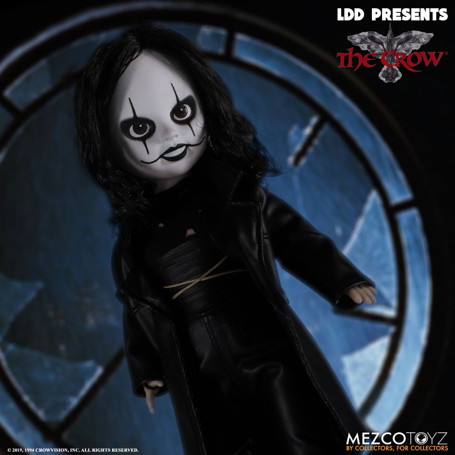 LDD 10" The Crow Doll Living Dead Dolls Presents Mezco 2020 