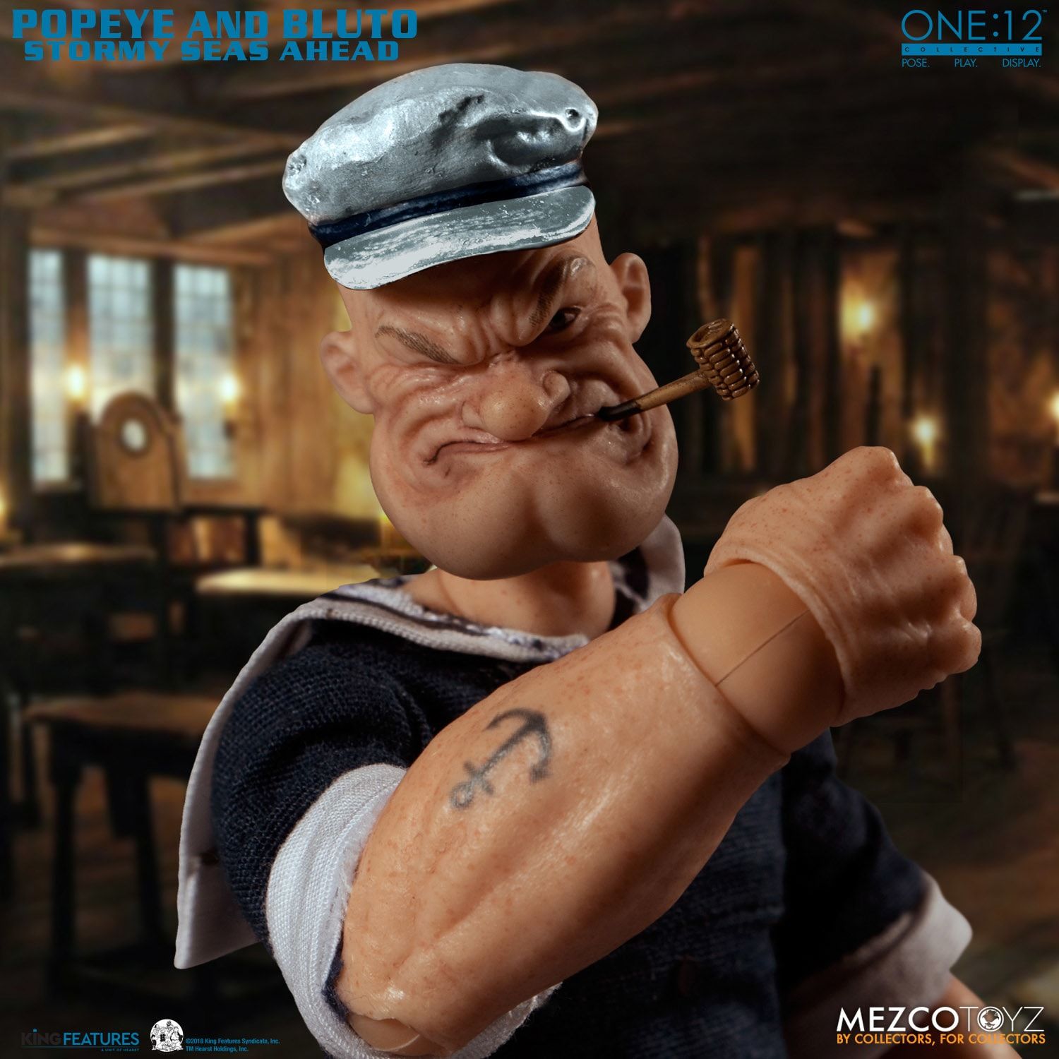 Mezco Toyz 76470 1:12 THE ONE COLLECTIVE Pupai Popeye FIGURE Toys 6'' 