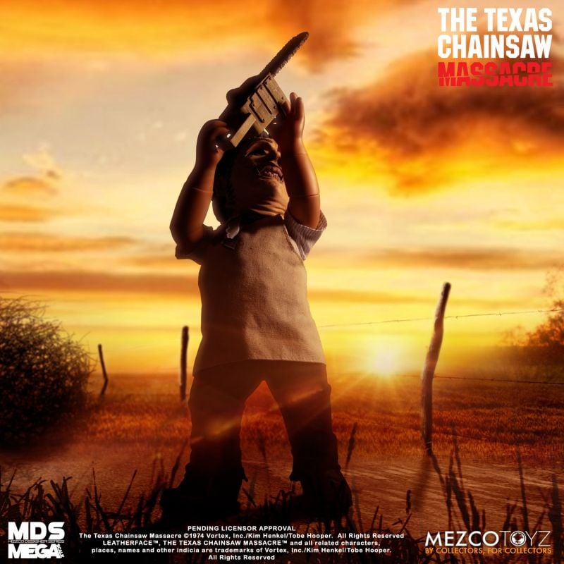 MEZCO Texas Chainsaw Massacre MEGA scale con Suono funzione Hewitt 38cm 3. 