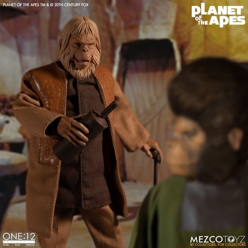 IN STOCK Dr MEZCO Zaius Planet of the Apes 1968 A/Figure •NEW & OFFICIAL• 