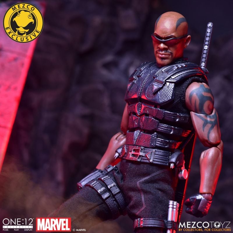 Marvel Blade Action Figure Mezco Toys One:12 Collective 