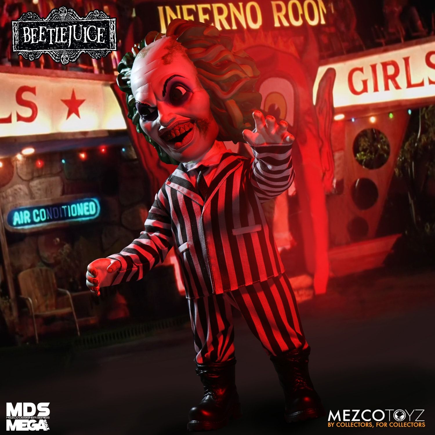 BEETLEJUICE MEGA SCALE 15″ UK Exclusive Mezco Toys Action Figure 