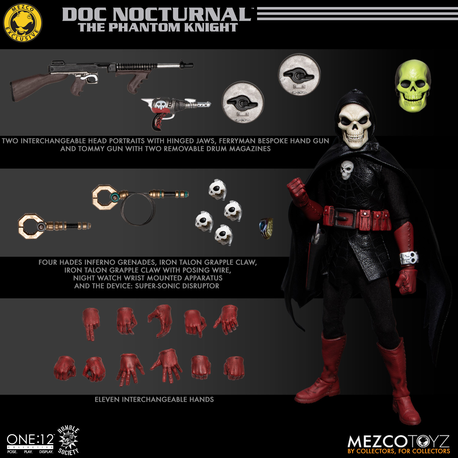 Mezco One 12 Doc Nocturnal Body Only 