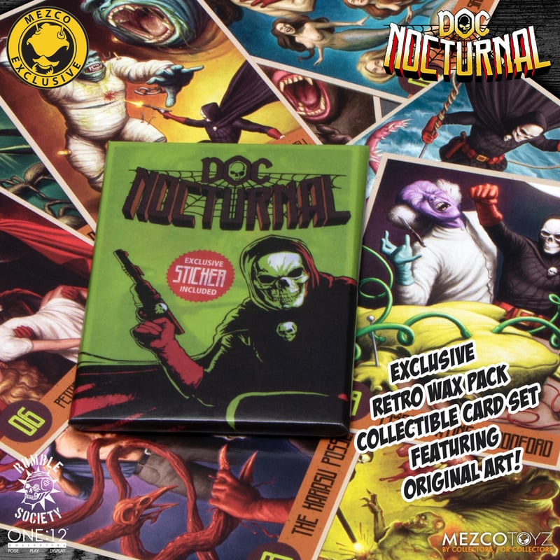 One: Collective Rumble Society – Doc Nocturnal Swag Set   Mezco Toyz