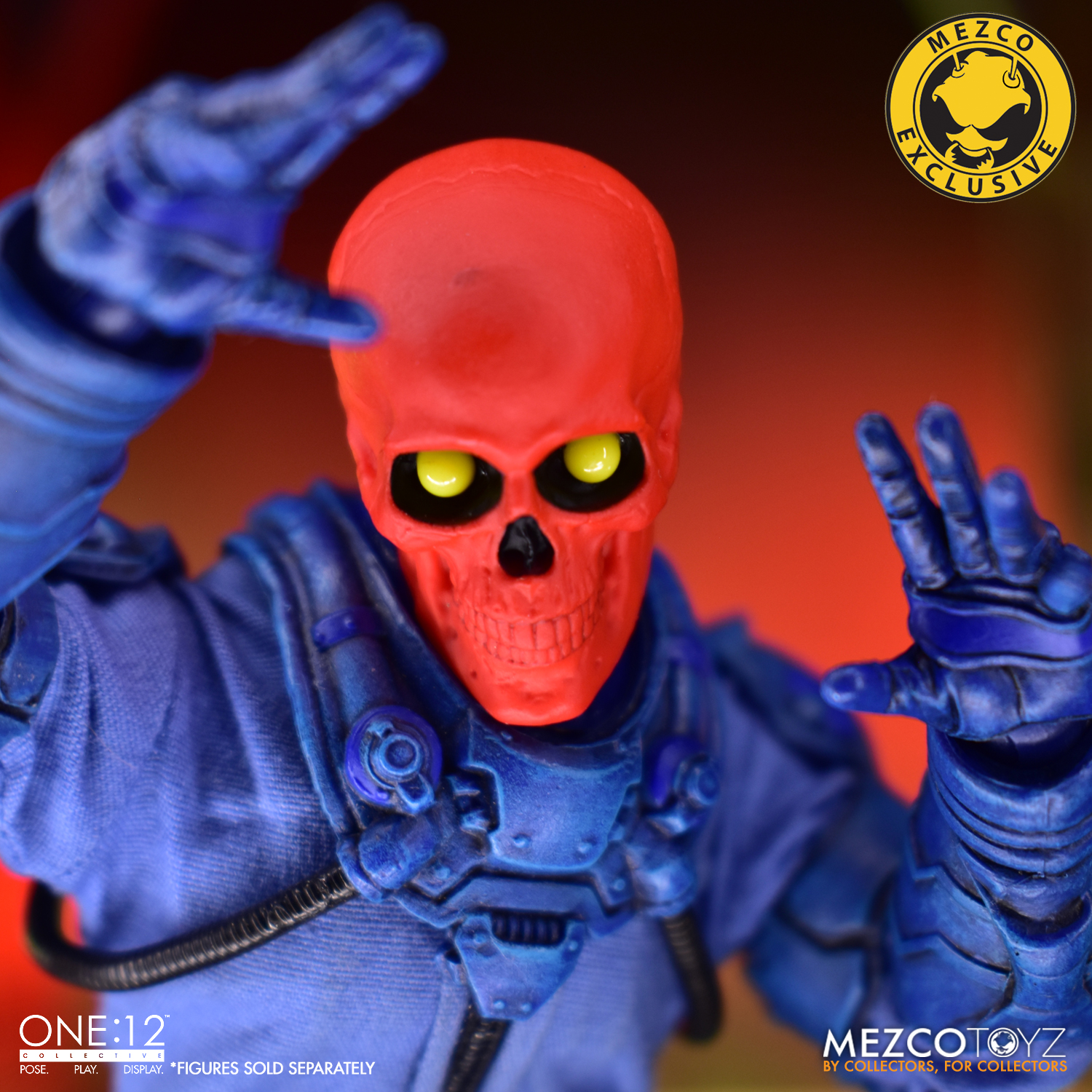 Mezco Crimson Cranium 2 Pack IN HAND 