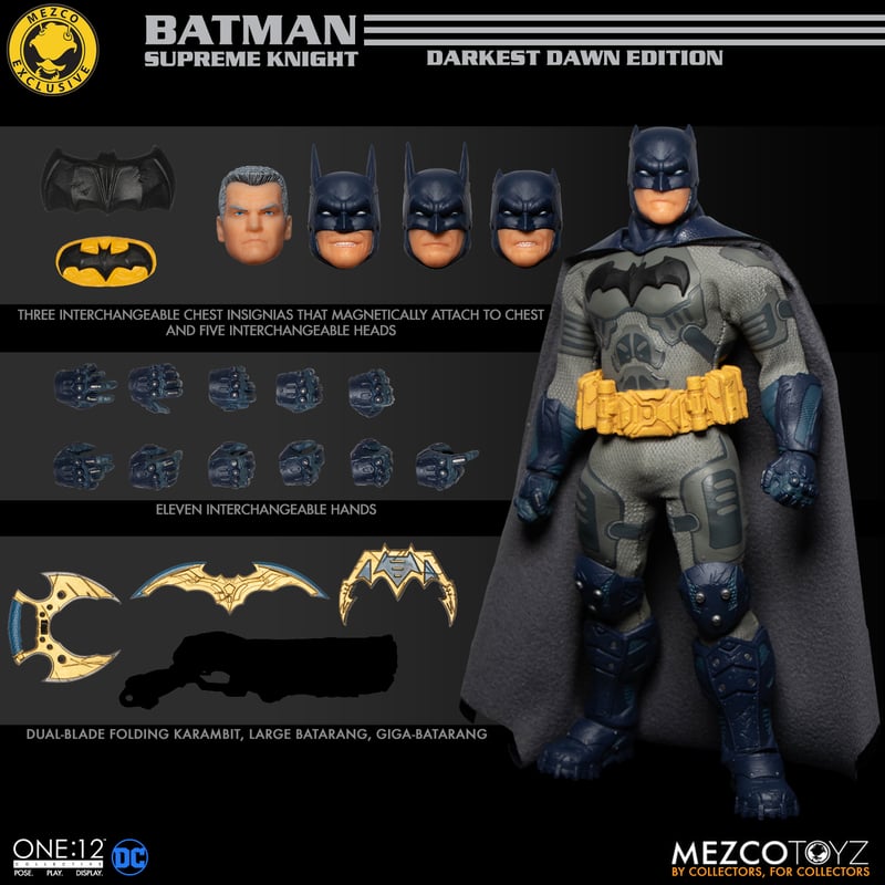 One:12 Collective Batman: Supreme Knight - Darkest Dawn Edition | Mezco Toyz