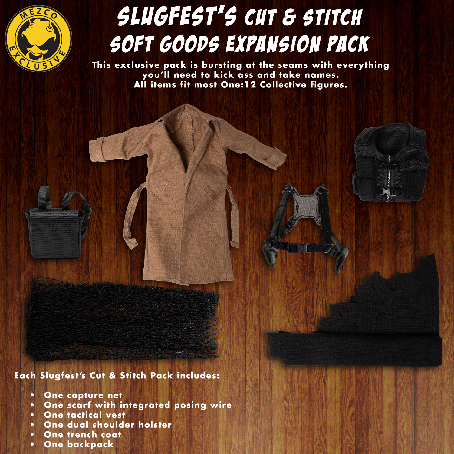 One:12 Collective Slugfest's Cut & Stitch - Soft Goods Expansion