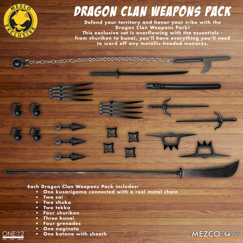 Dragon Clan Weapons Pack