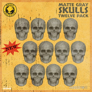 One:12 Collective Bag of Primer-Gray Skulls
