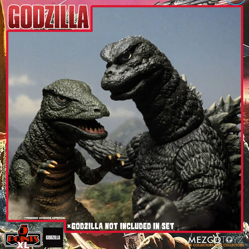 Mezco Godzilla: Destroy All Monsters (1968) - Conjunto redondo com 2 caixas  : : Brinquedos e Jogos