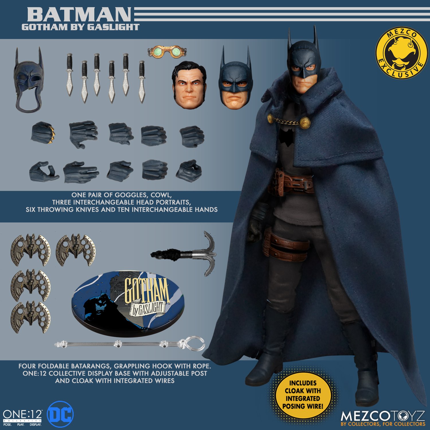 DC Universe Batman Minifigure GOTHAM BY GASLIGHT Details about   **NEW** LEGO Custom Printed 