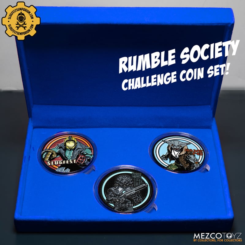 Rumble Society Challenge Coin Set