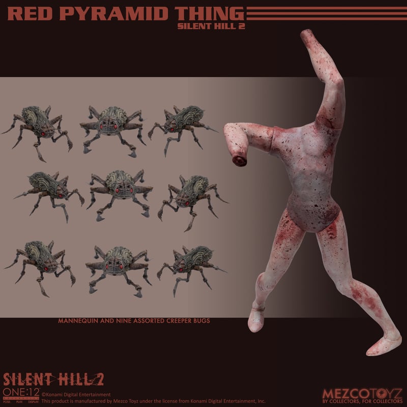 MEZCO TOYZ-Brinquedos modelo de figura de ação, Silent Hill, 2 Red Pyramid  Head Game, presentes originais, ONE:12 - AliExpress
