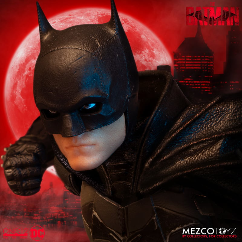 B09-Mezco Angry BATMAN oltre 1/12 NON VERNICIATA Testa modellare-solo testa 