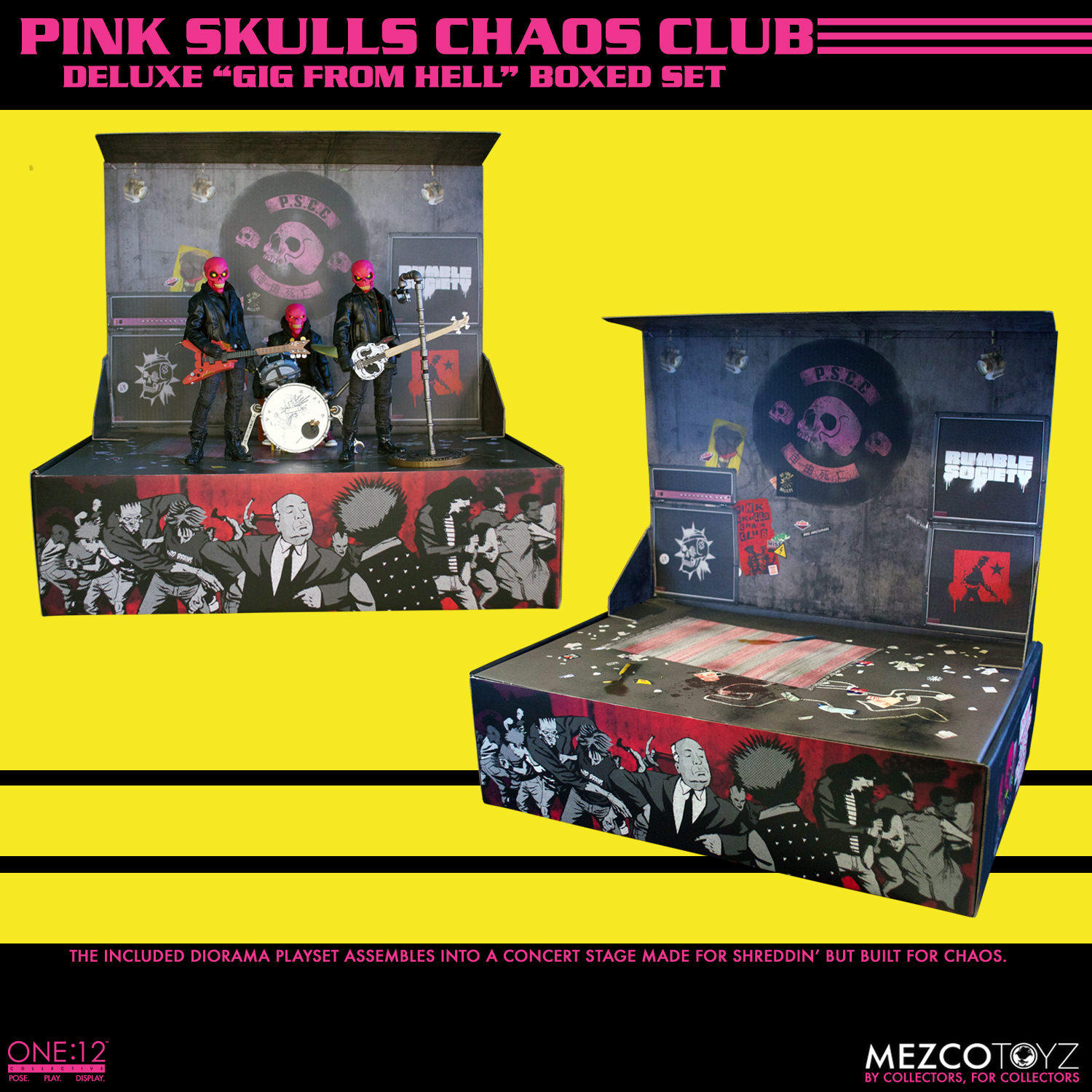 Rumble Society - Pink Skulls Chaos Club