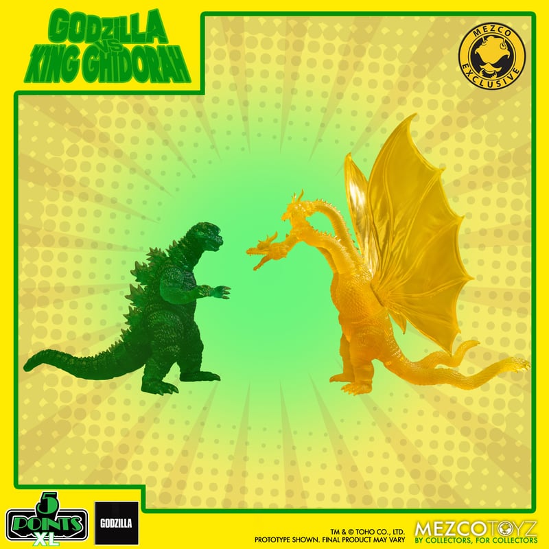 5 Points XL Godzilla vs King Ghidorah Limited Edition Radioactive 
