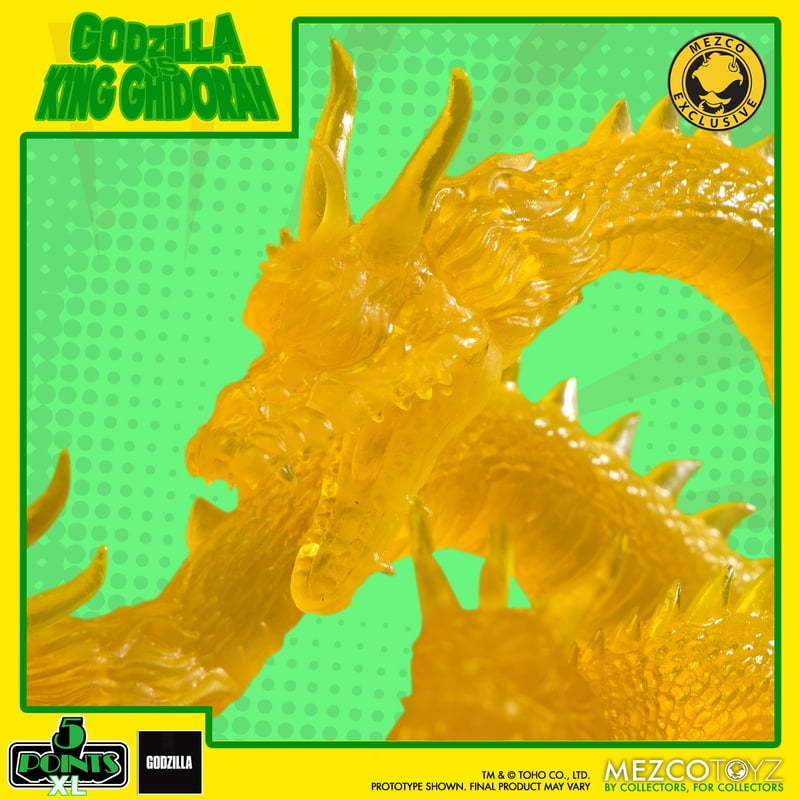 5 Points XL Godzilla vs King Ghidorah Limited Edition Radioactive 
