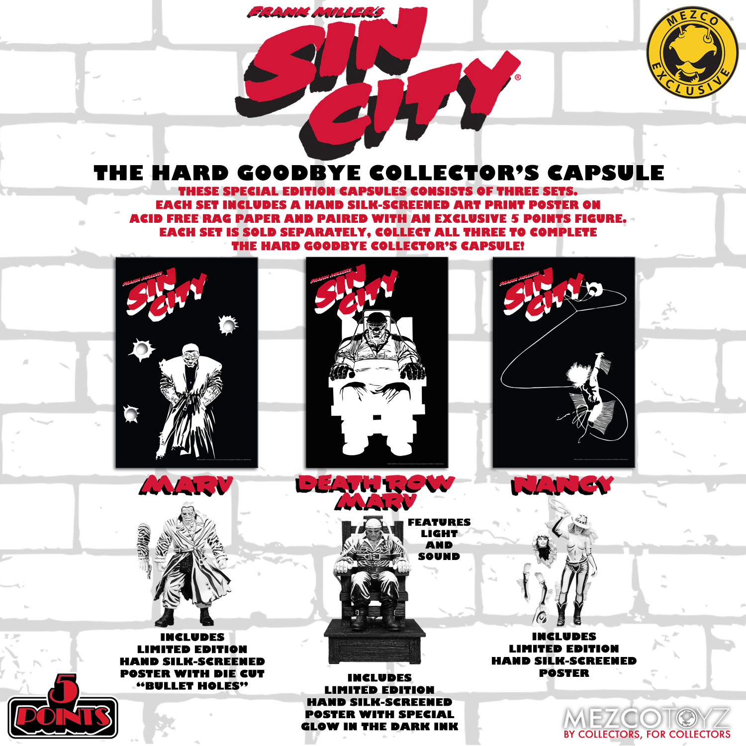 5 Points Sin City: The Hard Goodbye Collector's Capsule - Death