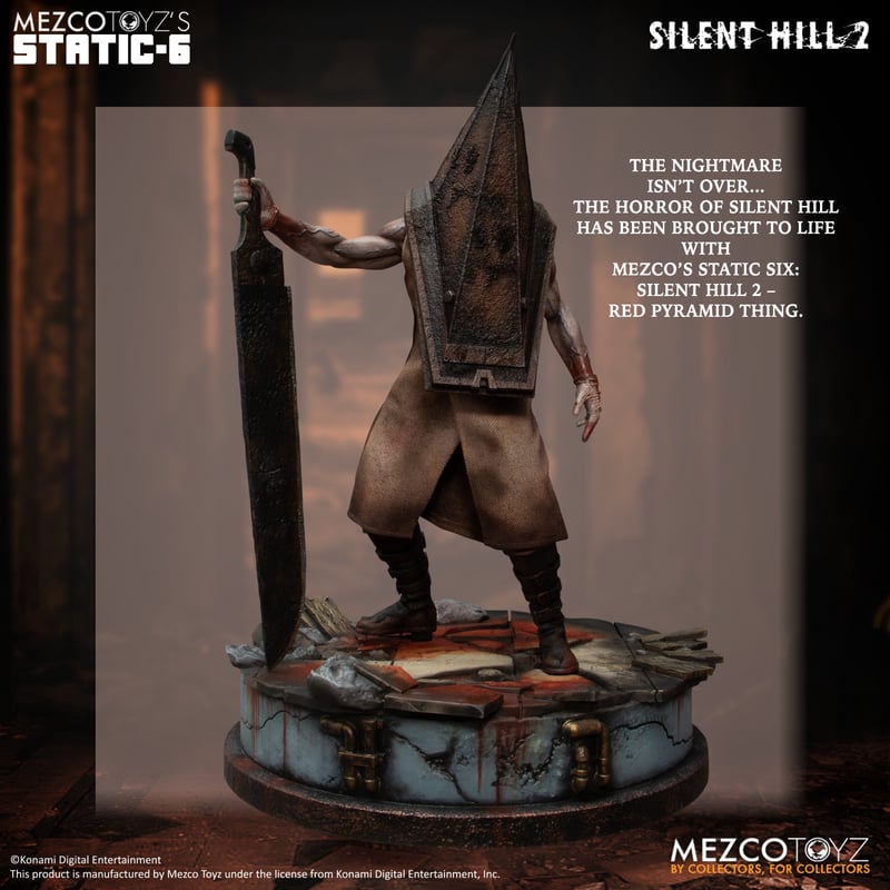 Mezco Toyz's Six Silent Hill 2: Red Pyramid Thing | Mezco Toyz