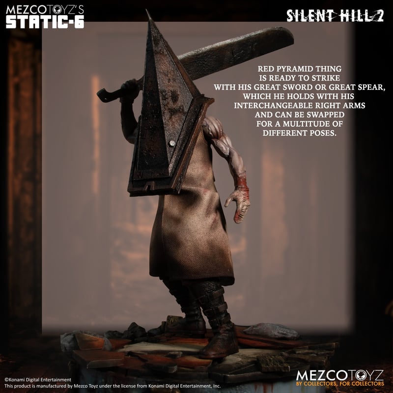 Mezco Toyz's Static Six Silent Hill 2: Red Pyramid Thing | Mezco Toyz