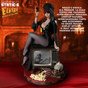 Mezco Toyz's Static-6 Elvira® Mistress of the Dark™