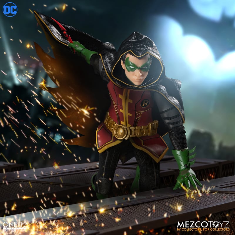 Robin Damian. 🔴🟡⚫ Custom 1/12 Robin suit inspired from Damian