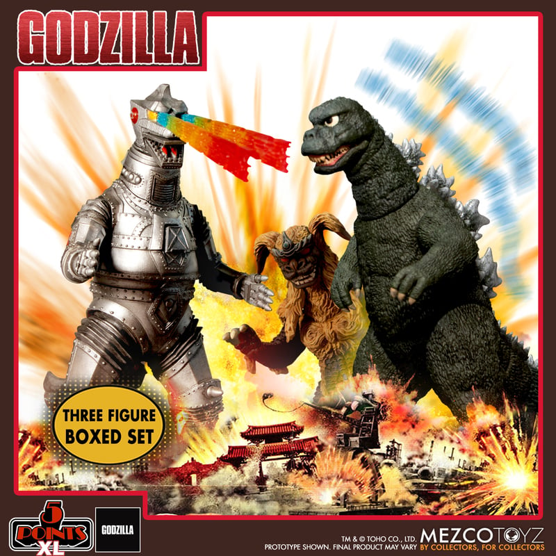 Godzilla vs Mechagodzilla (1974) Three Figure Boxed Set