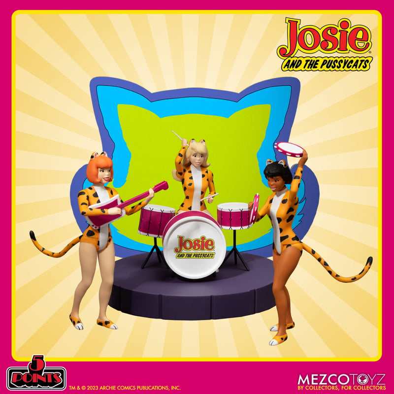 5 Points Josie and the Pussycats Boxed Set | Mezco Toyz