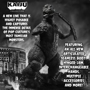 Kaiju Collective Godzilla (1954) - Black & White Edition