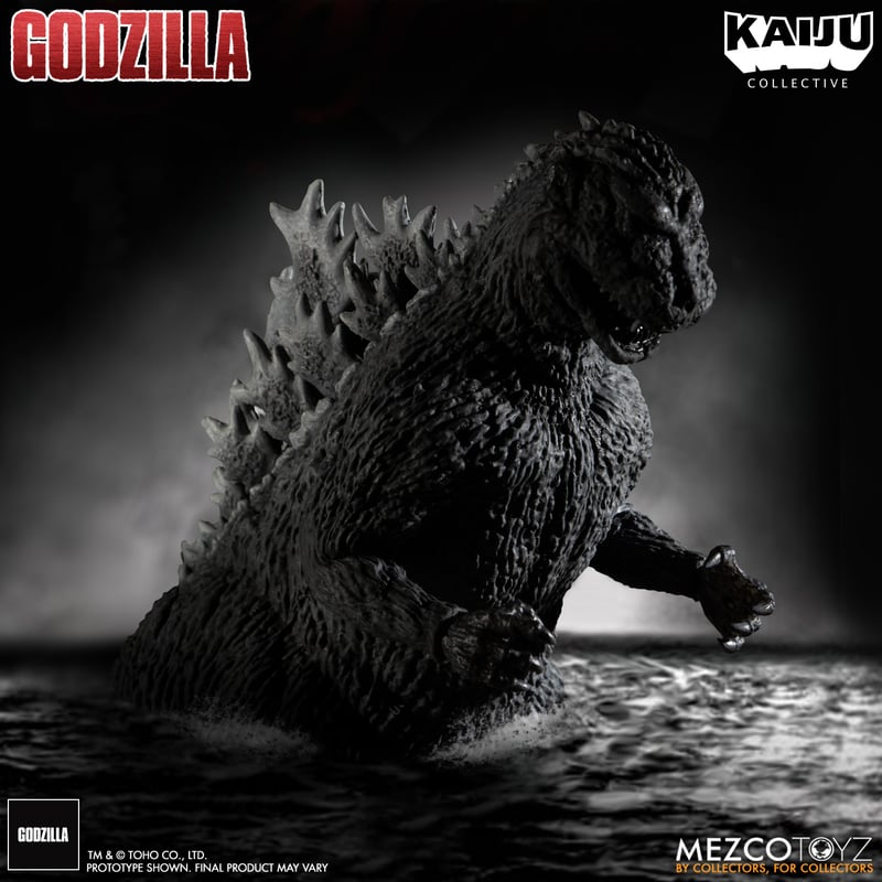 Kaiju Collective Godzilla (1954) - Black & White Edition | Mezco Toyz