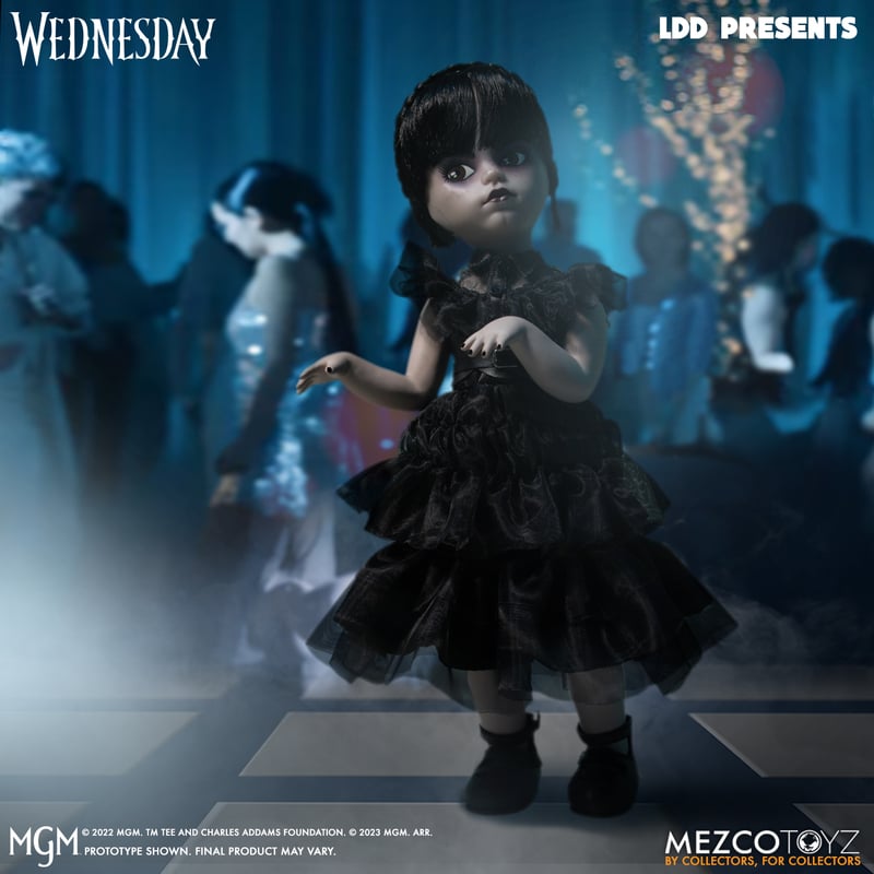 Mezco - Living Dead Poupées Cadeaux : Mercredi Addams Ldd Goutte