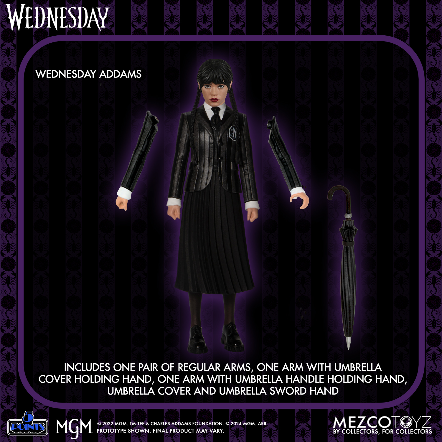 Mezco 5 Points Wednesday & Enid ボックスセット 15575.Jpg