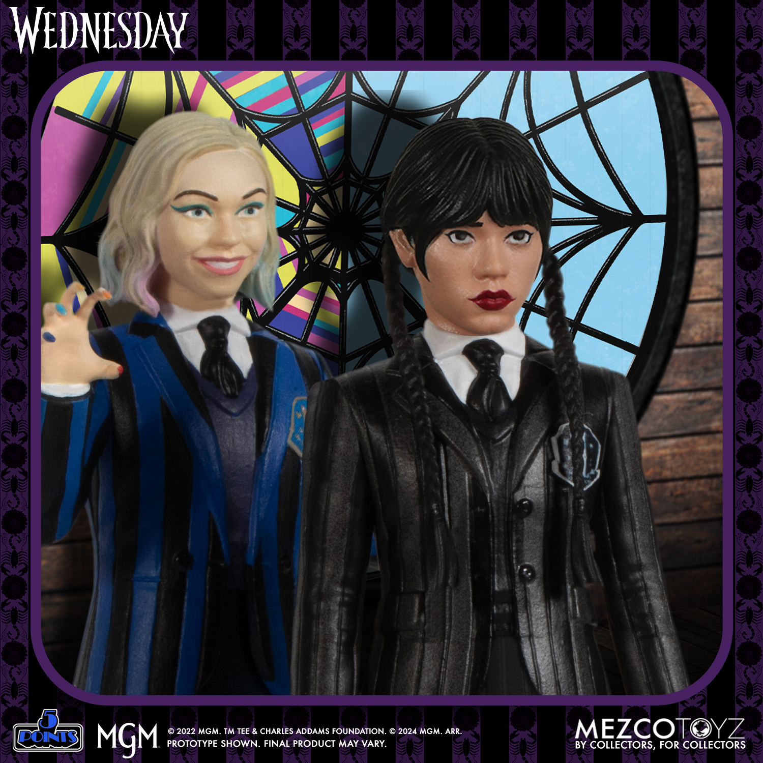 Mezco 5 Points Wednesday & Enid ボックスセット 5 Points Wednesday & Enid Boxed Set | Mezco Toyz