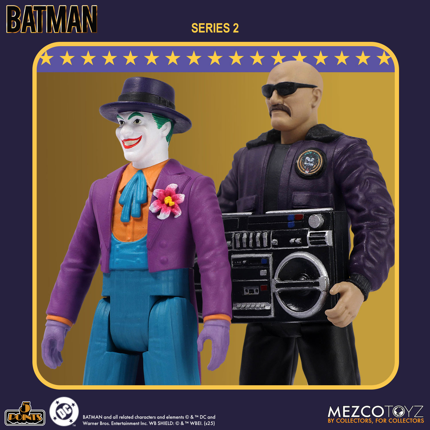 5 Points Batman (1989) - Series 2 Set | Mezco Toyz